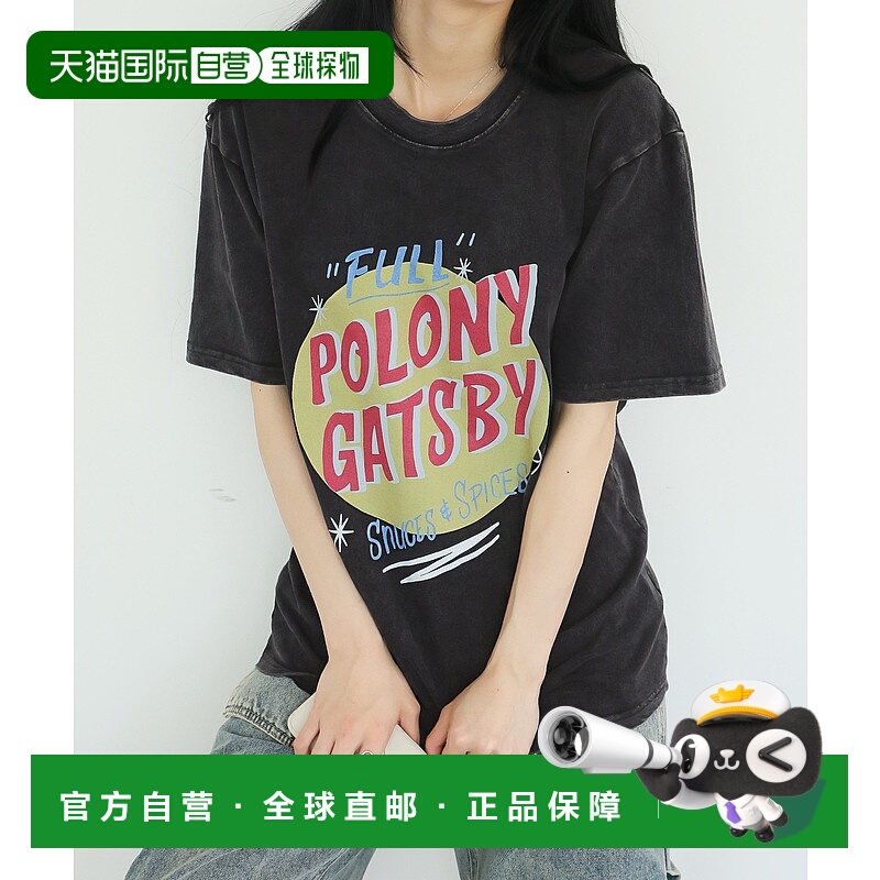 1h可退 日本直邮Ulysses 女士复古风格印花T恤 DDS24S056女装