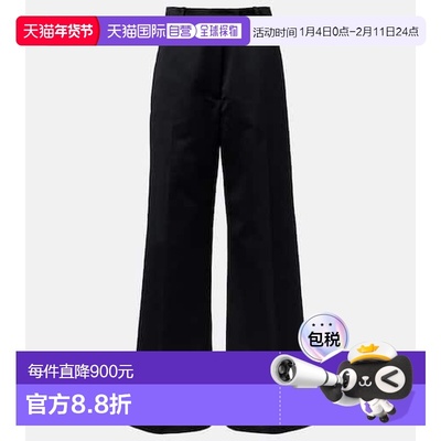 1h可退 香港直邮The Frankie Shop 女士 Brickell 缎面阔腿裤