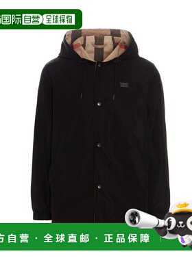 香港直邮BURBERRY 男士夹克 8043403 AW2024 黑色 BURBERRY MEN'S