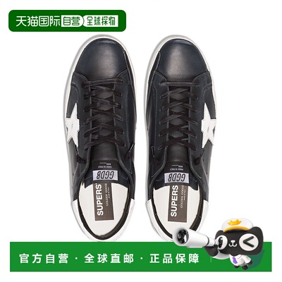 自营golden gooseSneaker With Black Leather Upper And Signatu