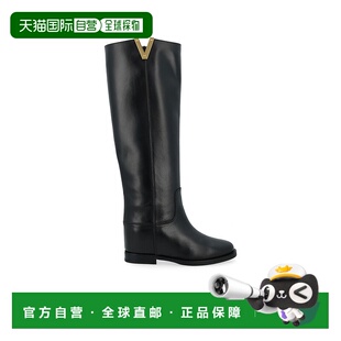 圆头长筒靴 4267LUXURYNERO Roma 香港直邮Via