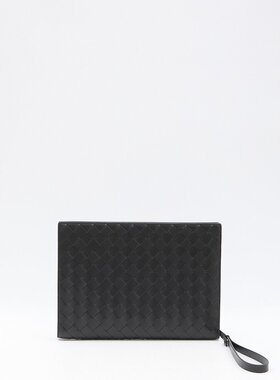 BOTTEGA VENETA 男士手拿包 693675V2E418803 CO 黑色