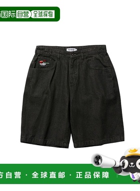 1h可退 日本直邮Evisen Skateboards 男士宽松全棉五口袋刺绣短裤