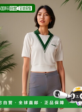 韩国直邮diadora 女士女装T恤D2322PTS37OWH迪亚多纳