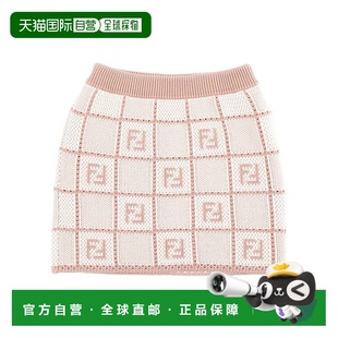 针织半身裙童装 1h可退 女童 芬迪 JFG208ATS6 香港直邮Fendi