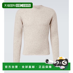 香港直邮AURALEE 男士 羊绒毛衣 beige米色 舒适时尚