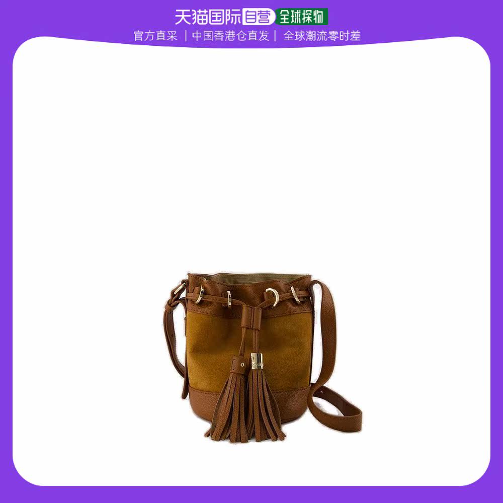 香港直邮潮奢 See By Chloe 女士 Vicki 流苏细节小号水桶包