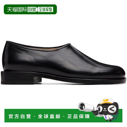 香港直邮Lemaire 男士 黑色 Anatomic Slip On 乐福鞋 FO0174LL00