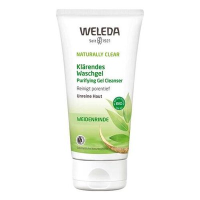欧洲直邮德国Weleda维蕾德洁面乳100ml油性瑕疵混合性皮肤洗面奶