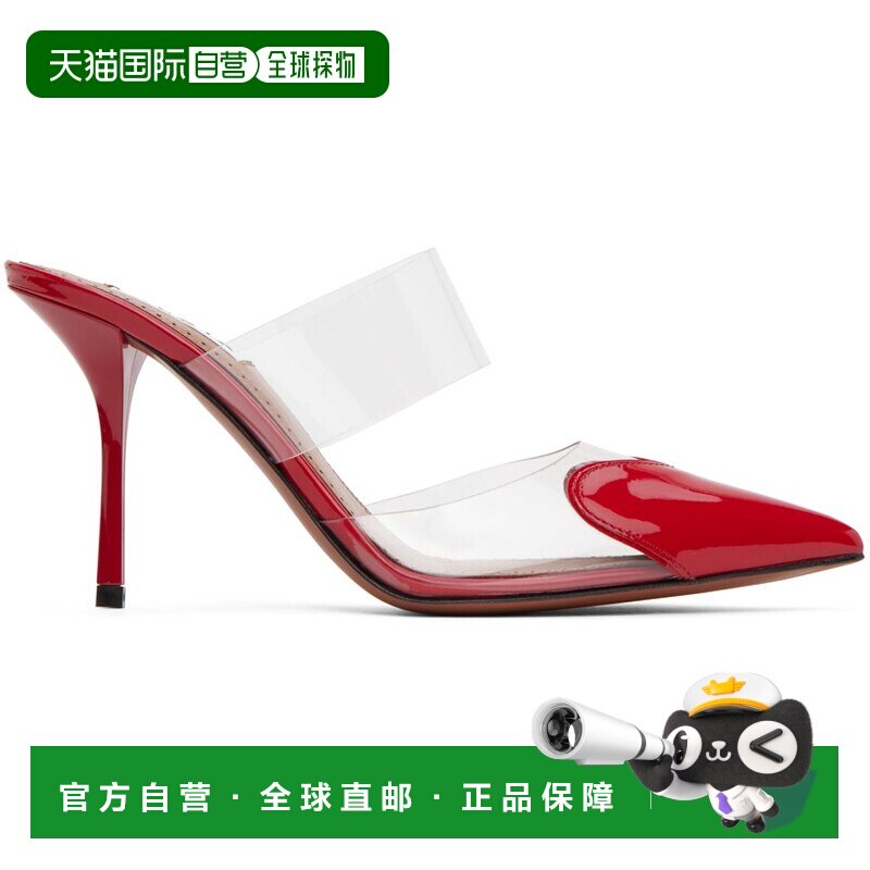 香港直邮alaia 女士 ALAÏA 红色 Le Cœur 高跟鞋 AA3M053CK15033 - 实物图