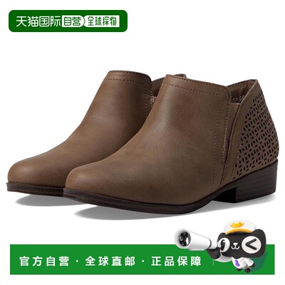 自营Mia Lil Gilli Boots Toddler  Taupe Zipper Round Toe Ankl