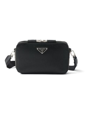 PRADA Logo标牌皮革Brique斜挎包斜挎包2VH1739Z2F0002_V_NOO男