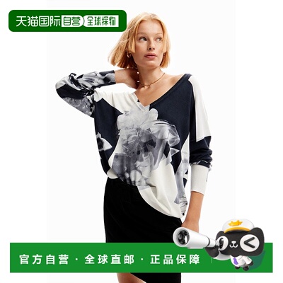 日本直邮Desigual 拼贴高支针织毛衣 DE819EW23105