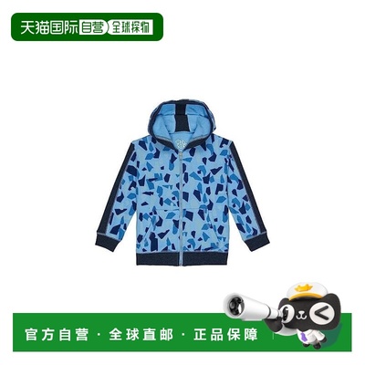 自营Boys Chaser Hoodie Blue Stretch Camouflage Full Zip Long
