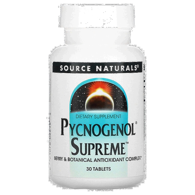 香港直发Source Naturals碧萝芷植物减缓氧化复合体30片补充剂