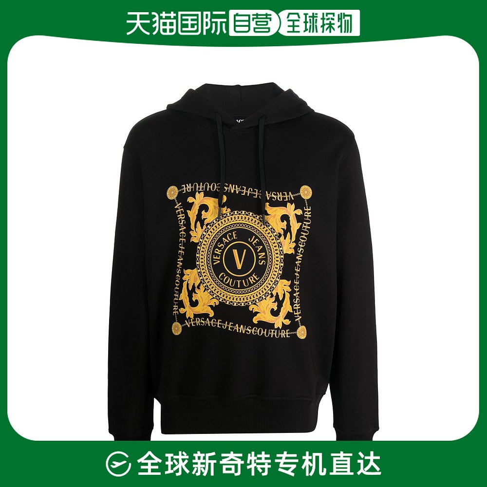 香港直邮VERSACE JEANS男士针织毛衣 75GAIF07CF00FG89