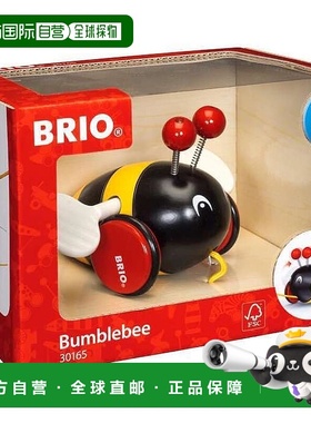 【日本直邮】BRIO手推车・手拉车 大黄蜂1岁~ 木制 知育文具30165
