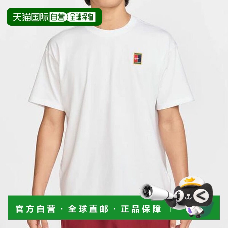 日本直邮耐克男士 NikeCourt M90 OC 短袖网球 T恤 (HJ3363-100)