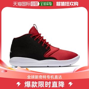 欧洲直邮Nike耐克男士休闲鞋红黑拼色高帮系绳质感时尚舒适百搭