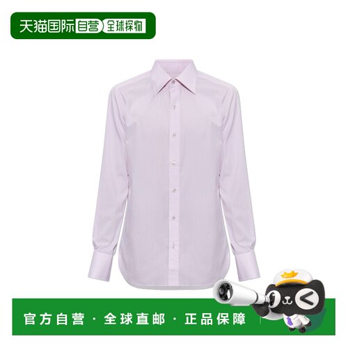 香港直邮TOM FORD 男士衬衫 HSBC01CGS02PAR AW2026 紫色 Tailore
