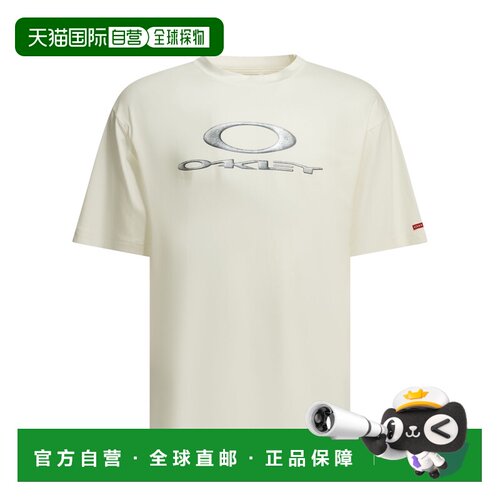香港直邮OAKLEY 男士T恤 FOA40878833W SS2026 白色 