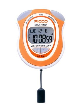 日本直邮SEIKO Albapico 多功能计时器 橙色 ADME005