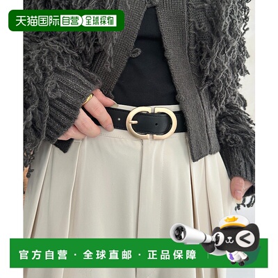 1h可退 日本直邮Thevon 女士 D形扣腰带 时尚百搭设计 PGD1052214