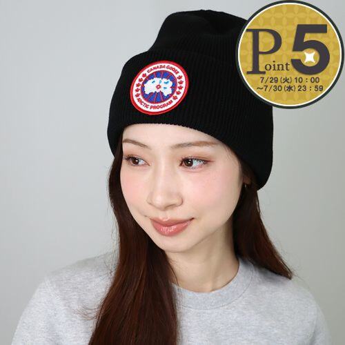 日本直邮CANADA GOOSE 帽子 针织帽 针织帽 6936M 61 黑色