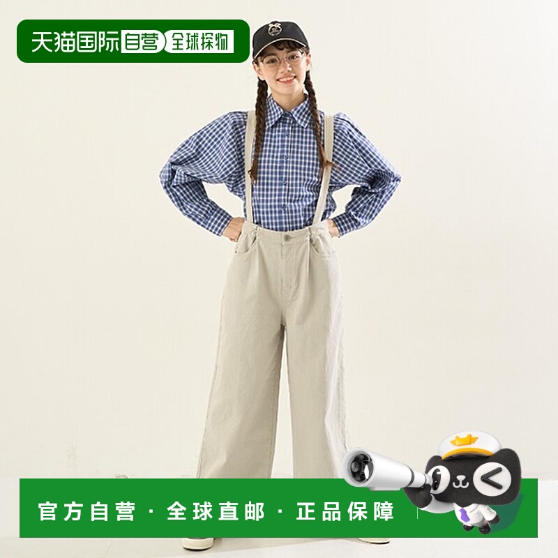 1h可退 日本直邮pom ponette AMI 大童青少年 春夏款 高腰立体剪