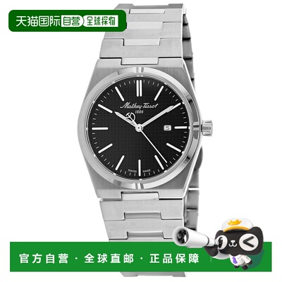自营Mathey Tissot Women's Zoltan Black Dial Watch - black 美