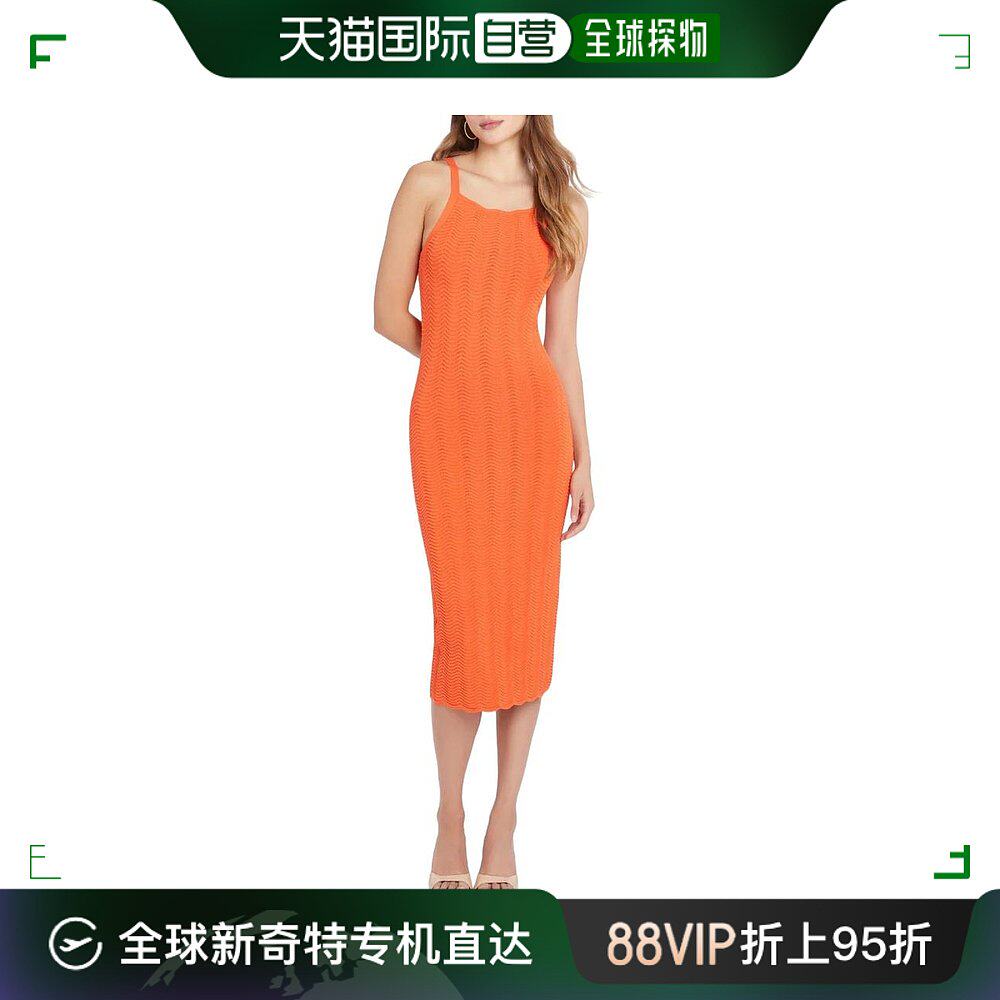 【美国直邮】amanda uprichard 橘色 melody 针织连衣裙 女装 女