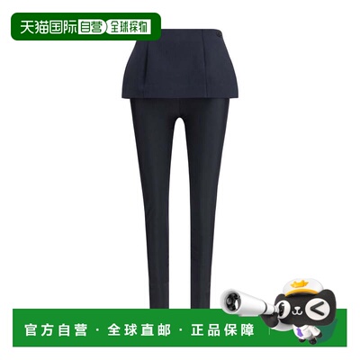 自营Diesel Polyester Casual Women's Pants - black 美国奥莱直