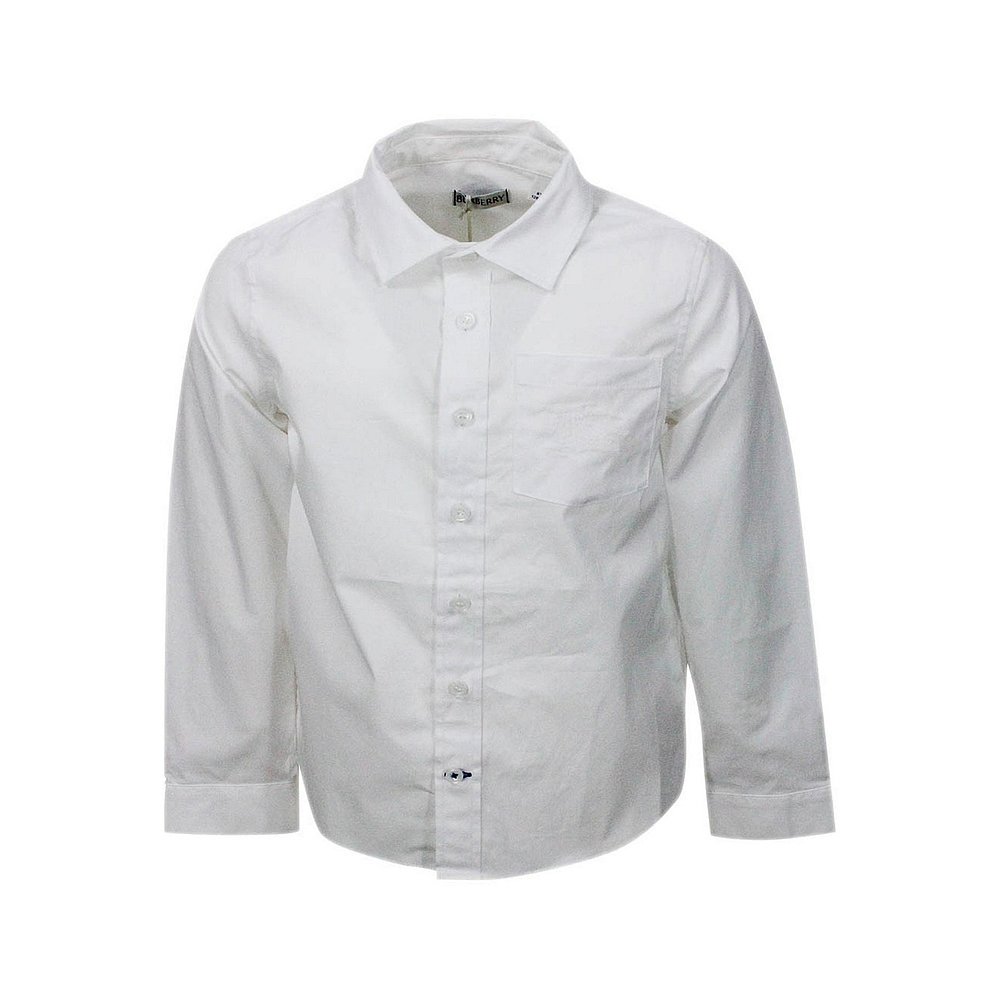 BURBERRY 男童衬衫 80925141007 AW2024 白色 Cotton shirts