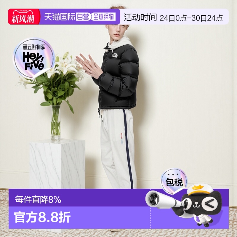 户外短款羽绒服北面1996