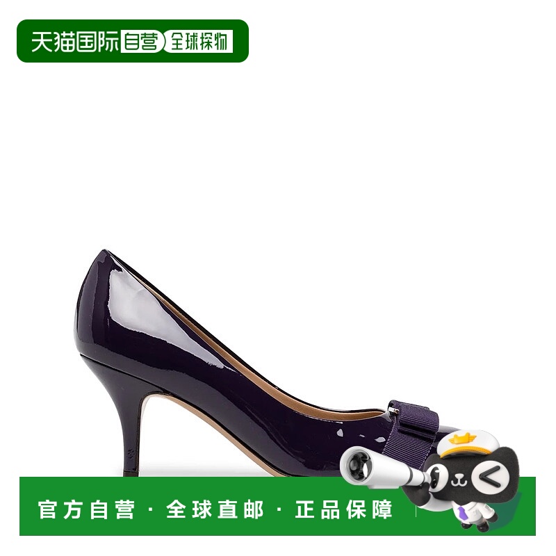 自营salvatore ferragamo菲拉格慕卡拉70号高跟鞋-紫色 美国奥莱