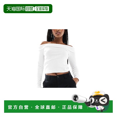 1h可退 香港直邮潮奢 ASOS 女士 turn up grazer 设计磨毛阔腿及(