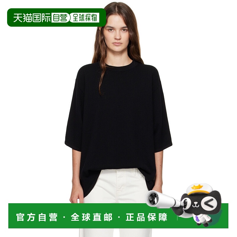 1h可退 香港直邮潮奢 Tom Ford 汤姆 福特 女士 黑色 Cashmere Co