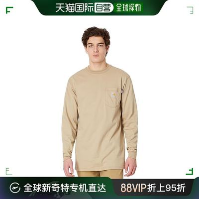 香港直邮潮奢 Carhartt 卡哈特 男士 Big&Tall Force 防火棉质长T