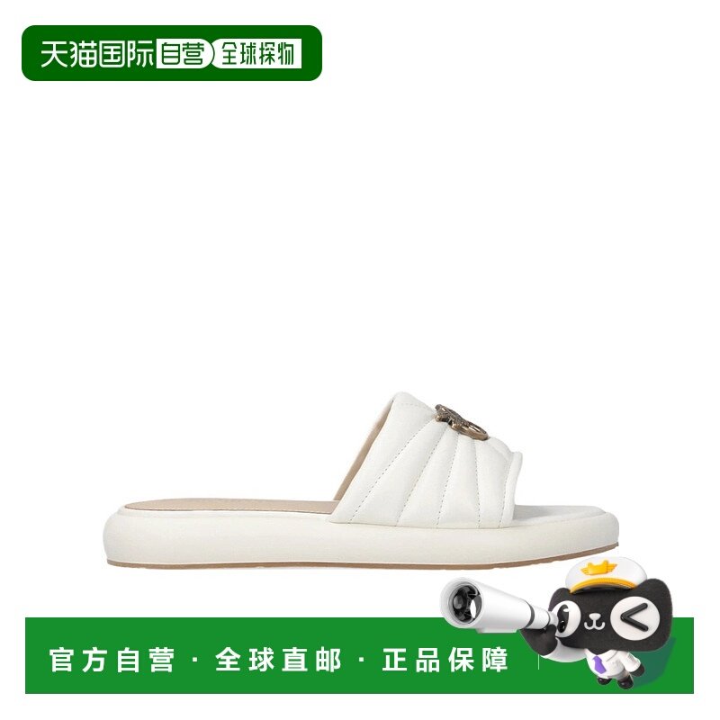 香港直邮PINKO 女士凉鞋 SD0525P003Z12 SS2026 白色 圆头拖鞋