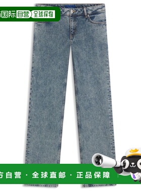 自营hugo bossBlue boot-cut jeans in stretch denim - blue 美