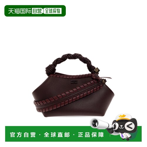 香港直邮GANNI 女士手提包 C210005213468936 AW2026 酒红色 Eco
