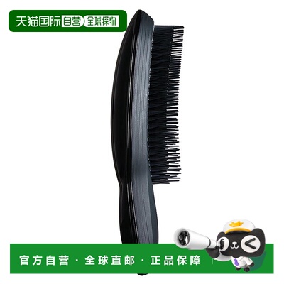 【日本直邮】Tangle Teezer顺发按摩梳抚平毛躁顺发不卡发浓黑色
