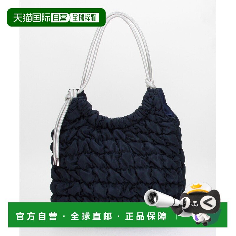 日本直邮NOLLEY'S 女装 轻盈褶皱绗缝托特包 双色金属质感手提袋
