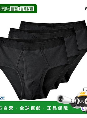日本直邮Gunze/郡是 YG 男士 纯棉半三角裤3条装 YV0040VSET