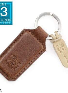 日本直邮IL BISONTE 钥匙圈男女 skh143 po0001 bw221n 棕褐色