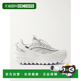 1h可退 Moncler 盟可睐 男士 Trailgrip GTX 皮革边网纱