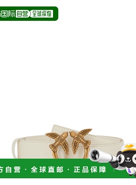 香港直邮PINKO 女士腰带 100125A0F1Z14Q AW2025 白色 Love Berry
