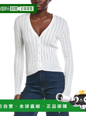 自营Autumn Cashmere Pointelle Cardigan - white 美国奥莱直发
