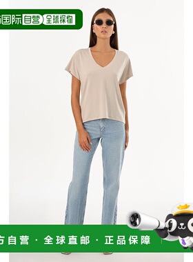 自营 lamarqueNerea | Jersey V Neck T恤 - 哪里 美国奥莱直发