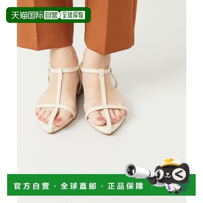 日本直邮Menue 尖头T带凉鞋 ME8623BW02406